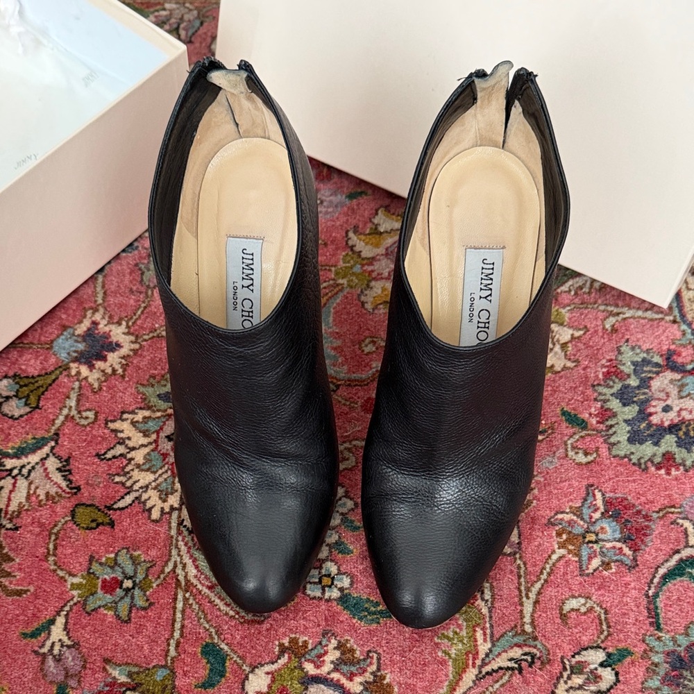 Jimmy Choo Black Ankle Booties